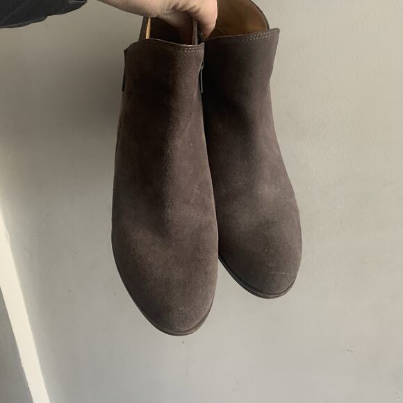 Lucky Brand Women’s 10 M 40 Brown Zipper Leather Ankle Boots Bartilino Booties - Picture 14 of 14